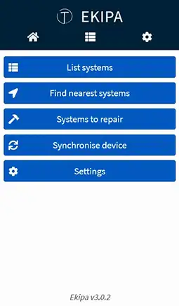 Ekipa progressive web app used for field data collection